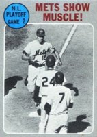 1970 Topps #196 N.L.C.S. Game 2 Mets Show Muscle! Baseball Card