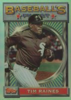 1993 Finest #183 Tim Raines Refractor Baseball Card