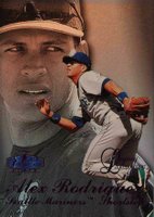 1998 Flair Showcase Legacy Collection #7 Alex Rodriguez Row 3-Masterpiece 1/1 Baseball Card