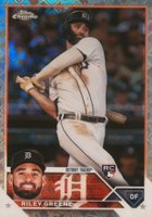 2023 Topps Chrome Logofractor Edition #182 Riley Greene Baseball Card