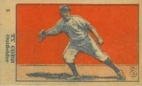 1921 Strip Card #5 Ty Cobb Baseball Card