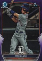 2023 Bowman Draft #BDC76 Max Clark Chrome-Purple Baseball Card