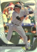 2020 Panini Prizm #240 Sam Hilliard Silver Prizm Baseball Card