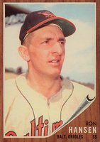 1962 Topps #245 Ron Hansen Baseball Card