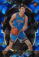 2022 Panini Select #83 Chet Holmgren Blue Cracked Ice Basketball Card