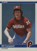 1984 Fleer Update #U-23 Bill Campbell Baseball Card
