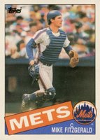 1985 Topps #104 Mike Fitzgerald Baseball Card