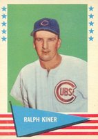 1961 Fleer #50 Ralph Kiner Baseball Card