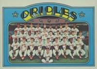 1972 Topps #731 Orioles Team Baseball Card