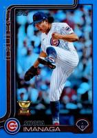 2025 Topps #473 Shota Imanaga Blue Rainbow Foil Baseball Card