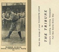 1916 Altoona Tribune #24 Bobbie Byrne Baseball Card