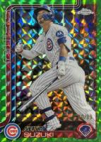 2025 Topps Chrome #210 Seiya Suzuki Green Geometric Baseball Card