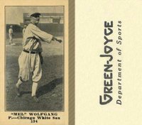 1916 Green-Joyce #194 Mel Wolfgang Baseball Card