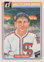 1983 Donruss Hall of Fame Heroes #8 Luke Appling Baseball Card
