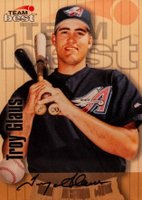 1998 Team Best Signature Series Autographs # Troy Glaus Baseball Card