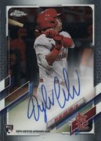 2021 Topps Chrome Rookie Autographs #RADC Dylan Carlson Baseball Card