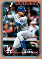 2024 Topps Update #US221 Andy Pages Gold Baseball Card