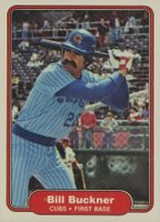 1982 Fleer #589 Bill Buckner Baseball Card