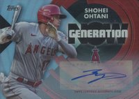 2022 Topps Generation Now #GN6 Shohei Ohtani Autograph Baseball Card