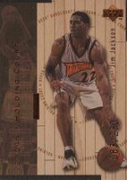 1998 Upper Deck Hardcourt Jordan Holding Court #J9 Jim Jackson/Michael Jordan Bronze Basketball Card