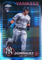 2024 Topps Chrome Update #USC70 Jasson Dominguez Prism Refractor Baseball Card
