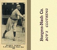 1916 Burgess-Nash Co. #103 Duffy Lewis Baseball Card