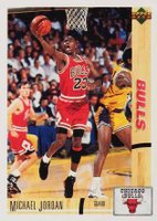 1991 Upper Deck International  #38 Michael Jordan Spanish Basketball Card