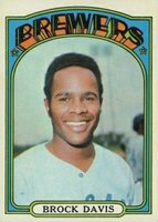 1972 Topps #161 Brock Davis Baseball Card