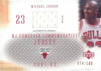 2001 Upper Deck MJ Comeback Commemorative #CC3 Michael Jordan Basketball Card