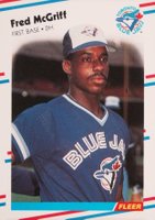 1988 Fleer #118 Fred McGriff Baseball Card