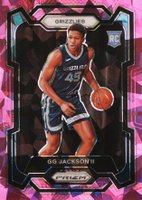 2023 Panini Prizm #179 GG Jackson II Pink Ice Basketball Card