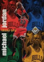 1998 Upper Deck Choice #200 Michael Jordan Checklist #101-200 Basketball Card