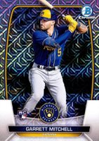 2023 Bowman Mega Box Chrome #41 Garrett Mitchell Baseball Card