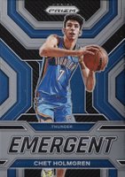 2022 Panini Prizm Emergent #16 Chet Holmgren Basketball Card