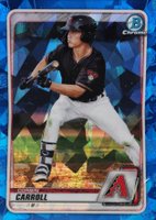 2020 Bowman Draft Chrome Sapphire Edition #BD114 Corbin Carroll Baseball Card