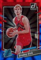2023 Panini Donruss #247 Gradey Dick Holo Red and Blue Laser Basketball Card