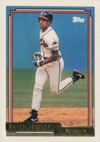 1992 Topps Gold #80 David Justice Baseball Card