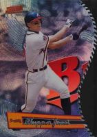 1998 Stadium Club Triumvirate #T1A Chipper Jones Luminescent Baseball Card