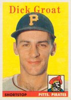1958 Topps #45 Dick Groat Baseball Card