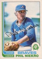 1982 O-Pee-Chee #185 Phil Niekro Baseball Card