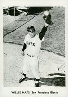 1961 Jay Publishing # Willie Mays Fielding Baseball Card