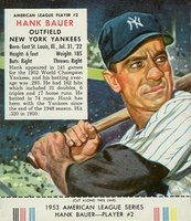 1953 Red Man Tobacco Baseball Card Set