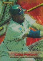 1994 Bowman's Best  #75 Kirby Puckett Red Refractor Baseball Card