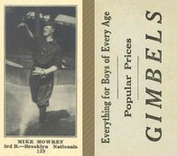 1916 Gimbels #129 Mike Mowrey Baseball Card