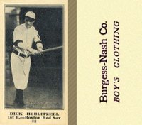 1916 Burgess-Nash Co. #83 Dick Hoblitzell Baseball Card