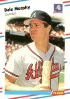 1988 Fleer Glossy #544 Dale Murphy Baseball Card