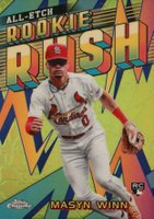 2024 Topps Chrome Chrome All Etch Rookie Rush #9 Masyn Winn Baseball Card