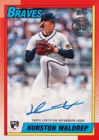 2025 Topps 1990 Topps Baseball Autographs #90AHW Hurston Waldrep Baseball Card