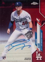 2020 Topps Chrome Rookie Autographs #RAGL Gavin Lux Red Refractor Baseball Card