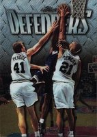 1997 Finest Embossed #306 Tim Duncan Basketball Card